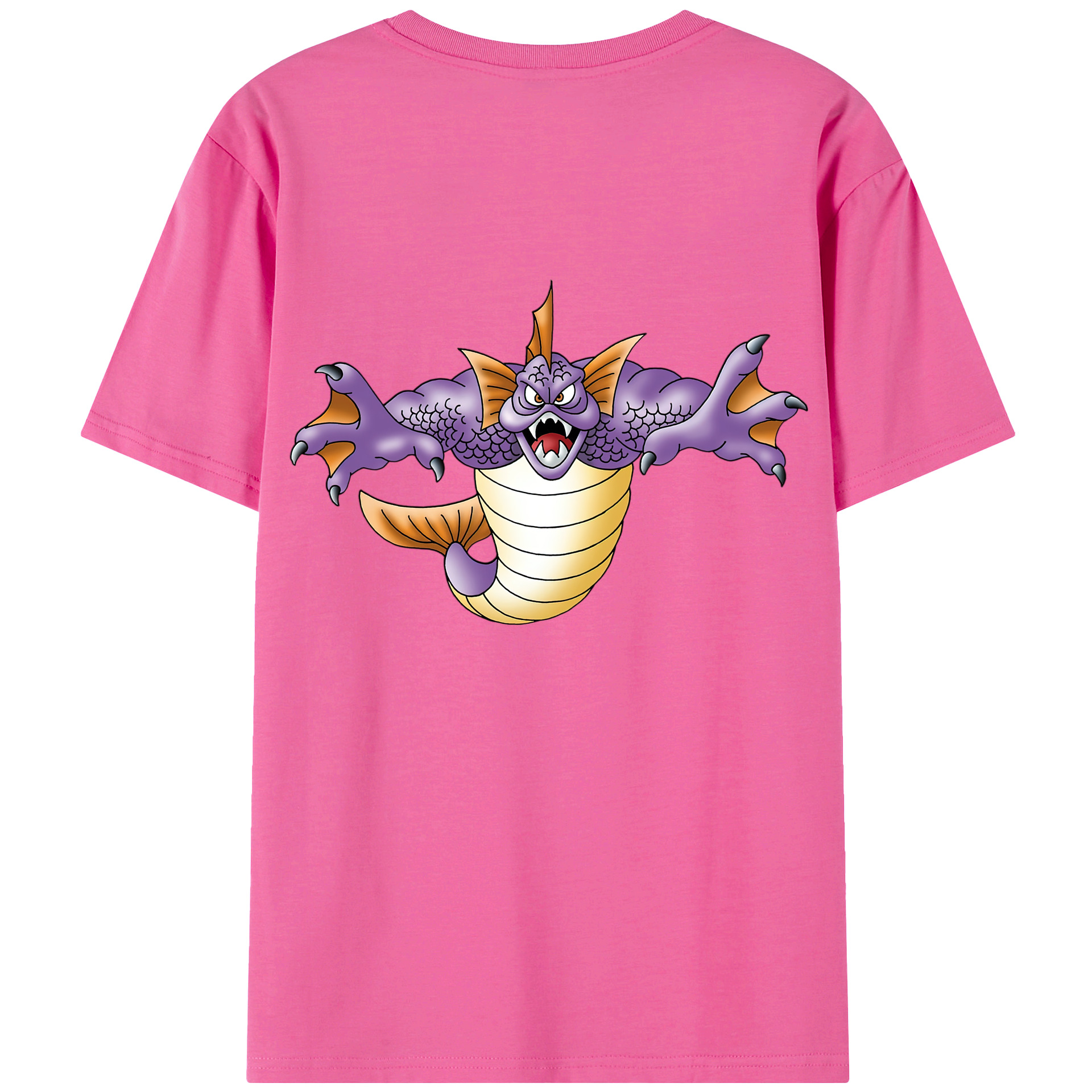 （画像用） ドラゴンクエスト Doragon Kuesuto Dragon Quest レディース半袖Tシャツ(バックプリント)
